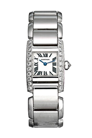 Cartier Tankissime Diamond Bezel White Gold We70069H Watch