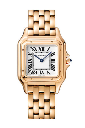 Cartier Panthere de Cartier Silver Dial Ladies 18kt Pink Gold Watch WGPN0007