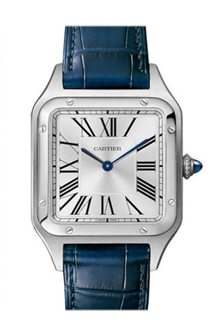 Cartier Santos-Dumont Quartz Silver Dial Men’s Watch Wssa0022