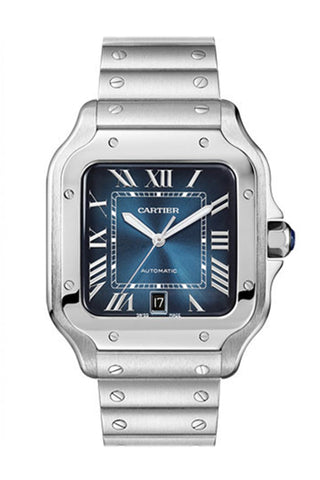 Cartier Santos De Blue Dial Men’s Watch Wssa0030