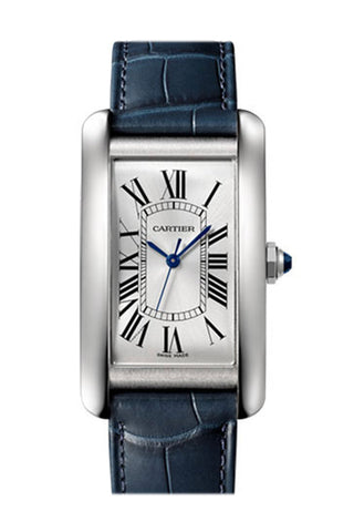 Cartier Tank Americaine Automatic Silver Dial Men’s Watch Wsta0018