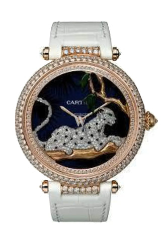 Cartier Panther Au Claire De Lunebluedial Watch Hpi00712