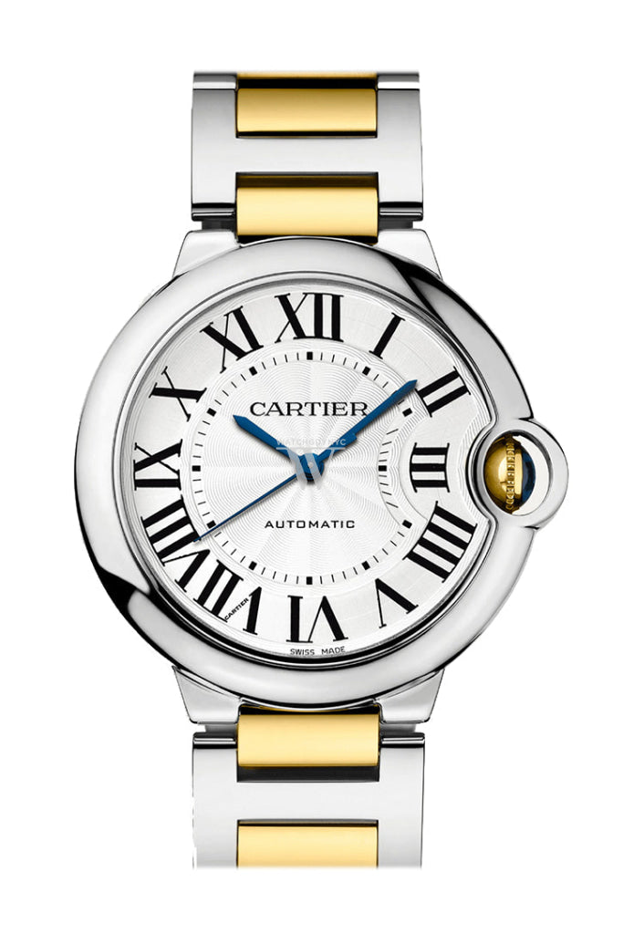 Cartier Ballon Bleu De Watch 36Mm Silver Dial W2Bb0030