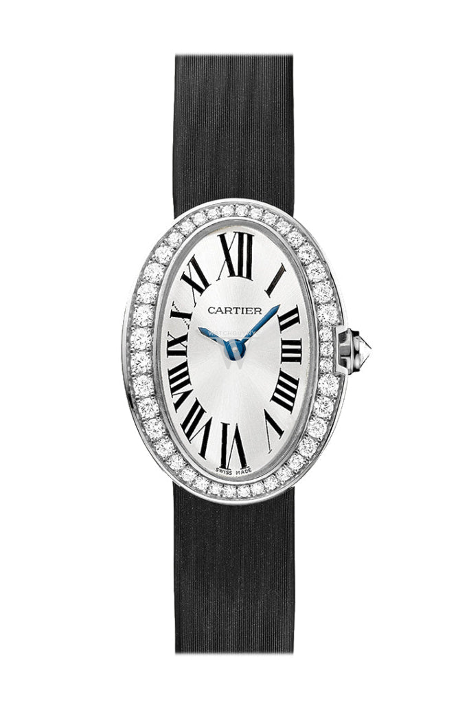 Cartier Mini Baignoire Diamond Bezel Silver Dial Wb520027 Watch