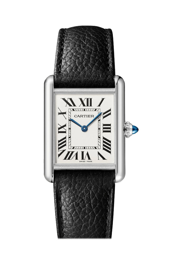 Cartier Tank Must Silver Dial Large Strap WSTA0041