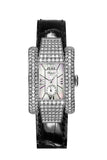Chopard La Strada in White Gold Diamond Bezel  Black Crocodile Leather Strap 416847-1001