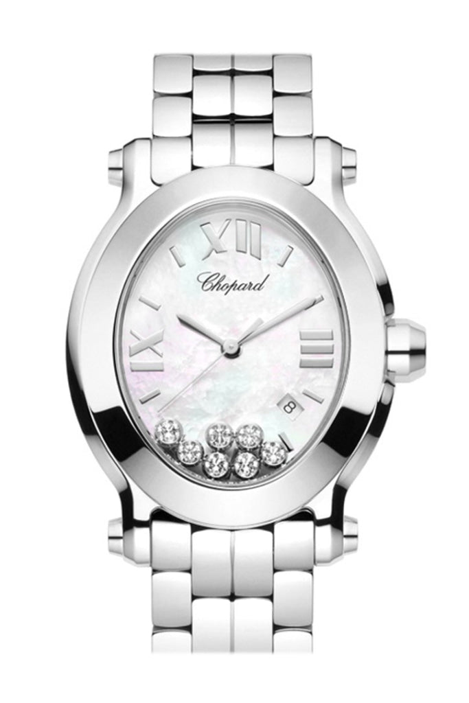 Chopard Happy Sport Oval Quartz Ladies Watch 278546-3003