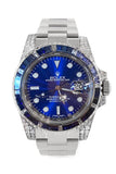 Custom Diamond Rolex Submariner Mens Watch 116610LN 116610