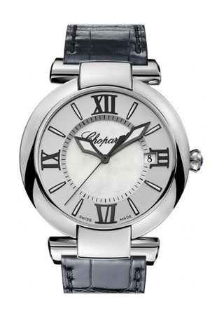 Chopard Imperiale 40Mm Silver Tone Mother Of Pearl Dial Mens Watch 388531-3009