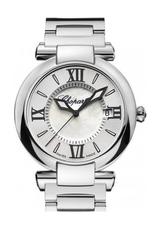 Chopard Imperiale 36Mm Stainless Steel And Amethyst Watch 388532-3002 Pearl