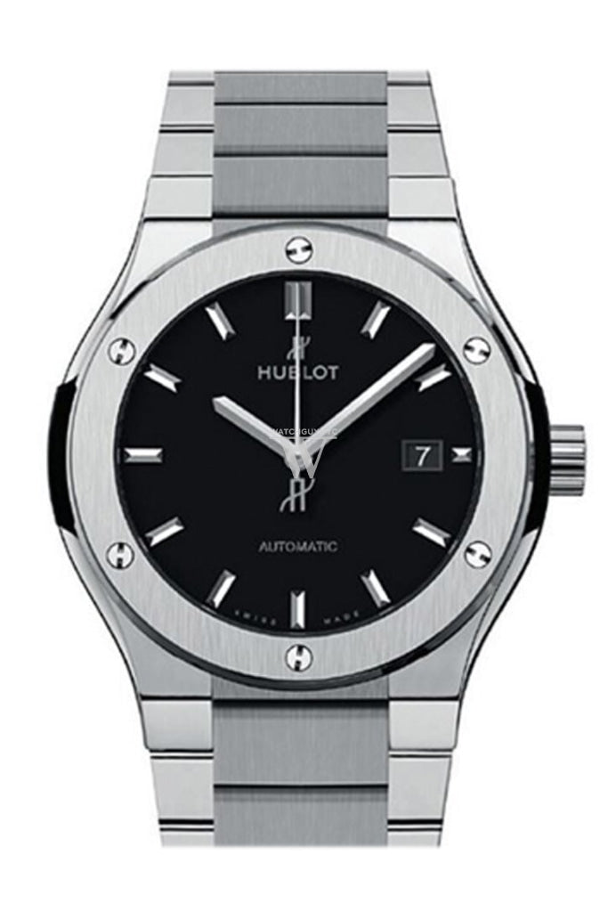 Hublot Classic Fusion 42Mm Matte Black Dial Automatic Titanium Mens Watch 548.nx.1170.nx