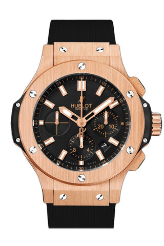 Hublot Big Bang Black Dial 18Kt Rose Gold Casual Mens Watch 301.px.1180.rx