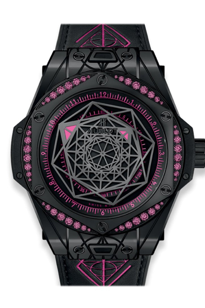 Hublot Big Bang Sang Bleu All Black Pink 465.cs.1119.vr.1233.mxm18 Watch