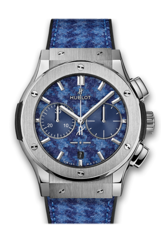 Hublot Classic Fusion Chronograph Italia Independent Pieds De Poule Titanium 521.nx.2710.nr.iti18