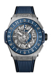 Hublot Big Bang Unico Titanium Blue Ceramic GMT Men's Watch 471.NL.7112.RX