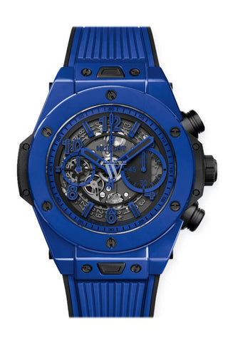 Hublot Big Bang Unico 45Mm Mens Watch Rx Blue Magic 411.es.5119