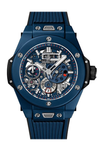 Hublot Big Bang Unico Mat Black Dial Ceramic Chronograph Mens Watch 415.hx.1170.rx