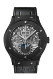 Hublot Classic Fusion Aerofusion Moonphase Black Magic Automatic Silver Dial Men's Watch 547.CX.0170.LR