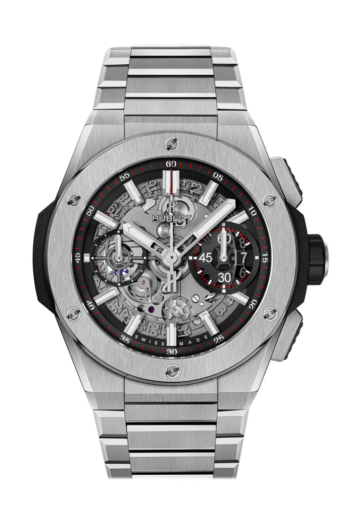 Hublot Big Bang Integral Titanium Watch 42Mm Black Skeleton 451.Nx.1170.Nx. Jd