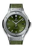 Hublot Classic Fusion Titanium 38mm Green Watch  565.NX.8970.LR