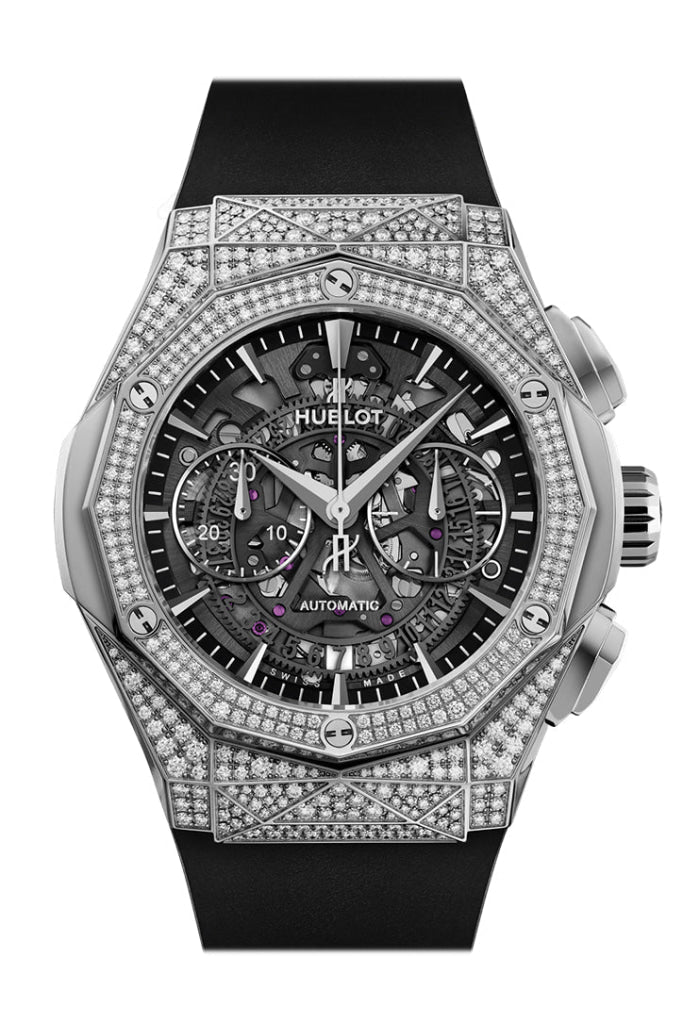 Hublot Classic Fusion Aerofusion Chronograph Orlinski Titanium Pave 45Mm 525.Nx.0170.Rx.1704.Orl18