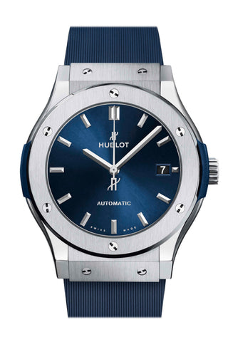 Hublot Classic Fusion Titanium Blue 45 Watch 511.Nx.7170.Rx