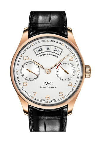 Iwc Portugieser Annual Calendar 44.2Mm Mens Watch Iw503504 Silver