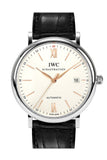 Iwc Portofino Automatic Silver-Plated Dial Mens Watch Iw356517