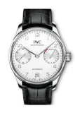 IWC Portuguese 7 Days in Stainless Steel Silver Dial Men's Watch  IW500712