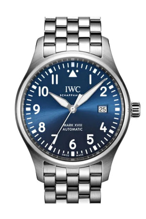 Iwc Mark Xviii Edition Le Petit Prince Blue Dial Automatic Mens Watch Iw327016