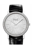 Piaget Altiplano Round In White Gold Diamond Bezel Goa36128 Watch