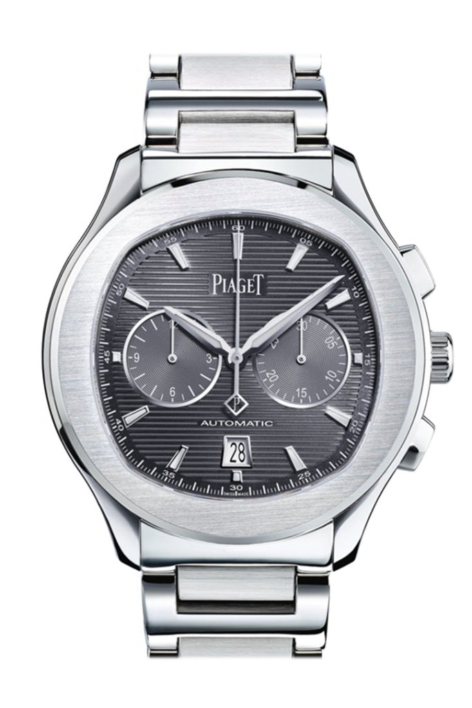 Piaget Polo S Chronograph Automatic Silver Dial Mens Watch Goa42005