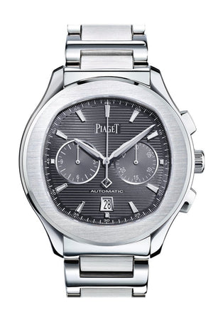 Piaget Polo S Chronograph Automatic Silver Dial Mens Watch Goa42005