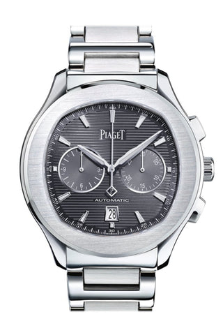 Piaget Polo S Chronograph Automatic Silver Dial Mens Watch Goa42005