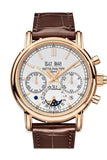 Patek Philippe Grand Complications Chronograph White Dial 38Mm Mens Watch 5204R White