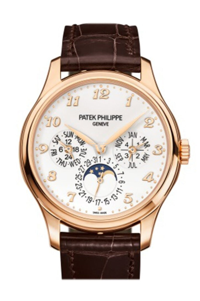 Patek Philippe Grand Complication Ivory Lacquered Dial Automatic Mens 18 Carat Rose Gold Watch