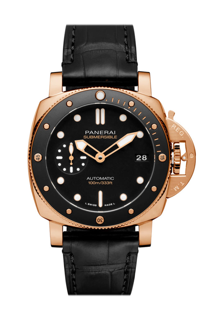 Panerai Submersible Automatic Black Dial Men’s Watch Pam00974