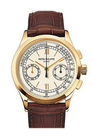 Patek Philippe Complications Chronograph Opaline White Dial Mens Watch 5170J-001