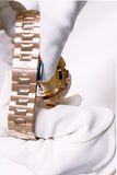 Patek Philippe Nautilus Rose Gold Black Graident Dial Mens Watch 5980/1R-001 New clasp