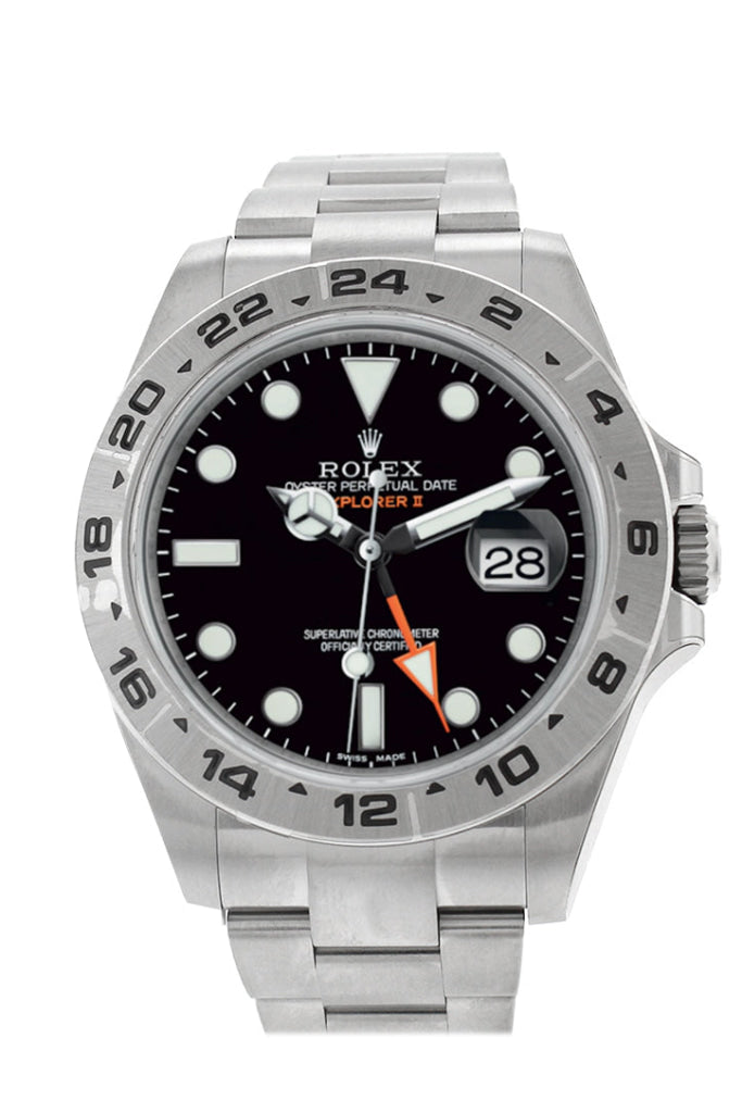 Rolex Explorer Ii Black Dial Stainless Steel Men’s Watch 216570