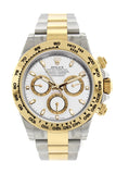 ROLEX Cosmograph Daytona White Dial Stainless Steel and Gold Men's Watch 116503