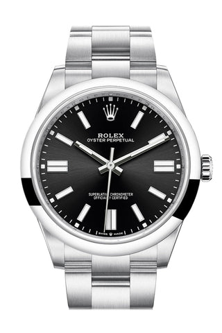 Rolex Oyster Perpetual 41 Black Dial Bracelet Watch 124300