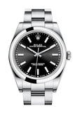 ROLEX OYSTER PERPETUAL 39 Black Dial Men's Watch 114300