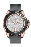 Rolex Yacht-Master 40 Automatic Diamond Set Dial 18kt Everose Gold Watch 126655