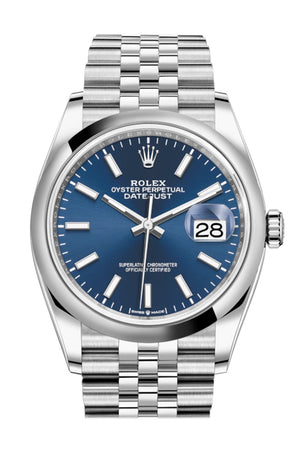 Rolex Datejust 36 Blue Dial Automatic Jubilee Watch 126200