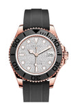 Rolex Yacht-Master 37 Diamond Set Dial Automatic 18kt Everose Gold Watch 268655
