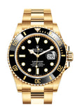 Rolex Submariner 41 Black Dial 18K Yellow Gold Bracelet Automatic Men's Watch 126618LN New Release 2020