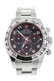 Rolex Daytona Black Arabic Dial Oyster 18k White Gold Men's Watch 116509