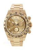 Rolex Cosmograph Daytona Champagne Diamond Dial Automatic Men's Watch 116508