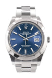 Rolex Datejust 41 Blue Dial Automatic Men's Watch 126300